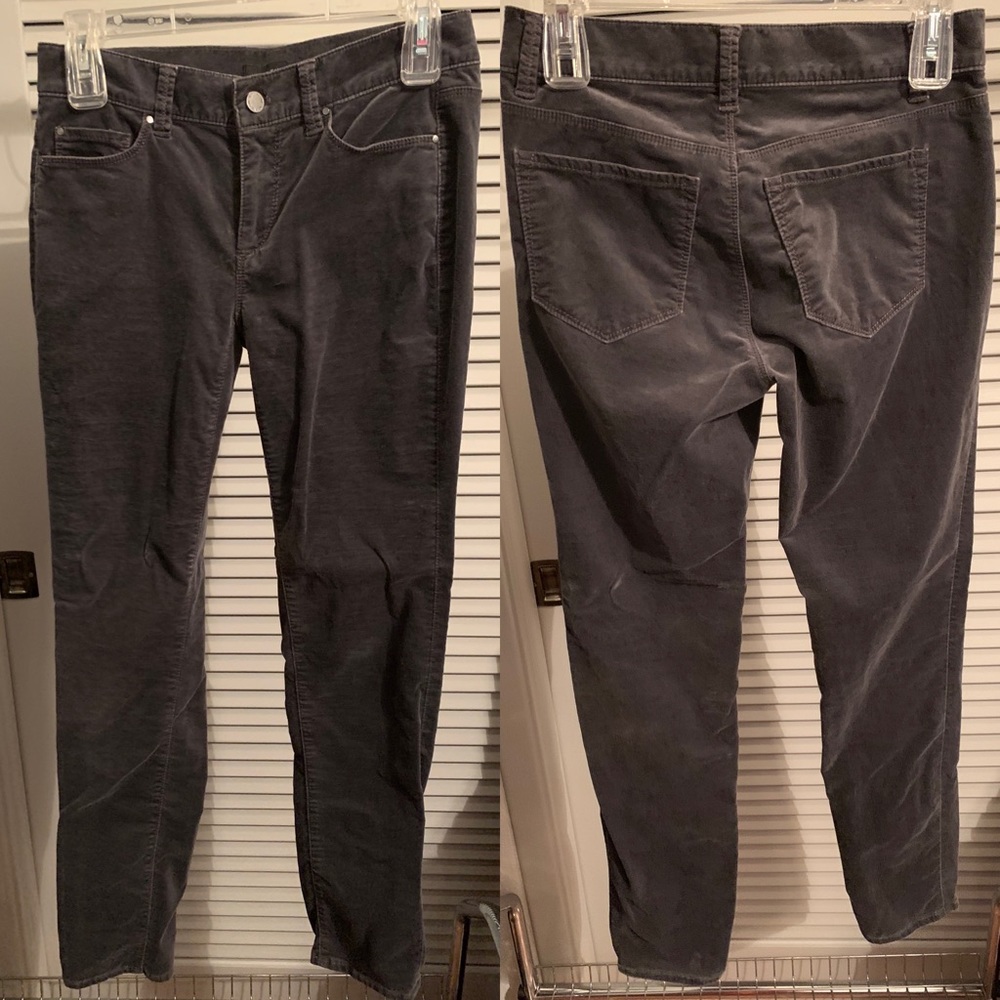 Ann Taylor Velvet Skinny Pants